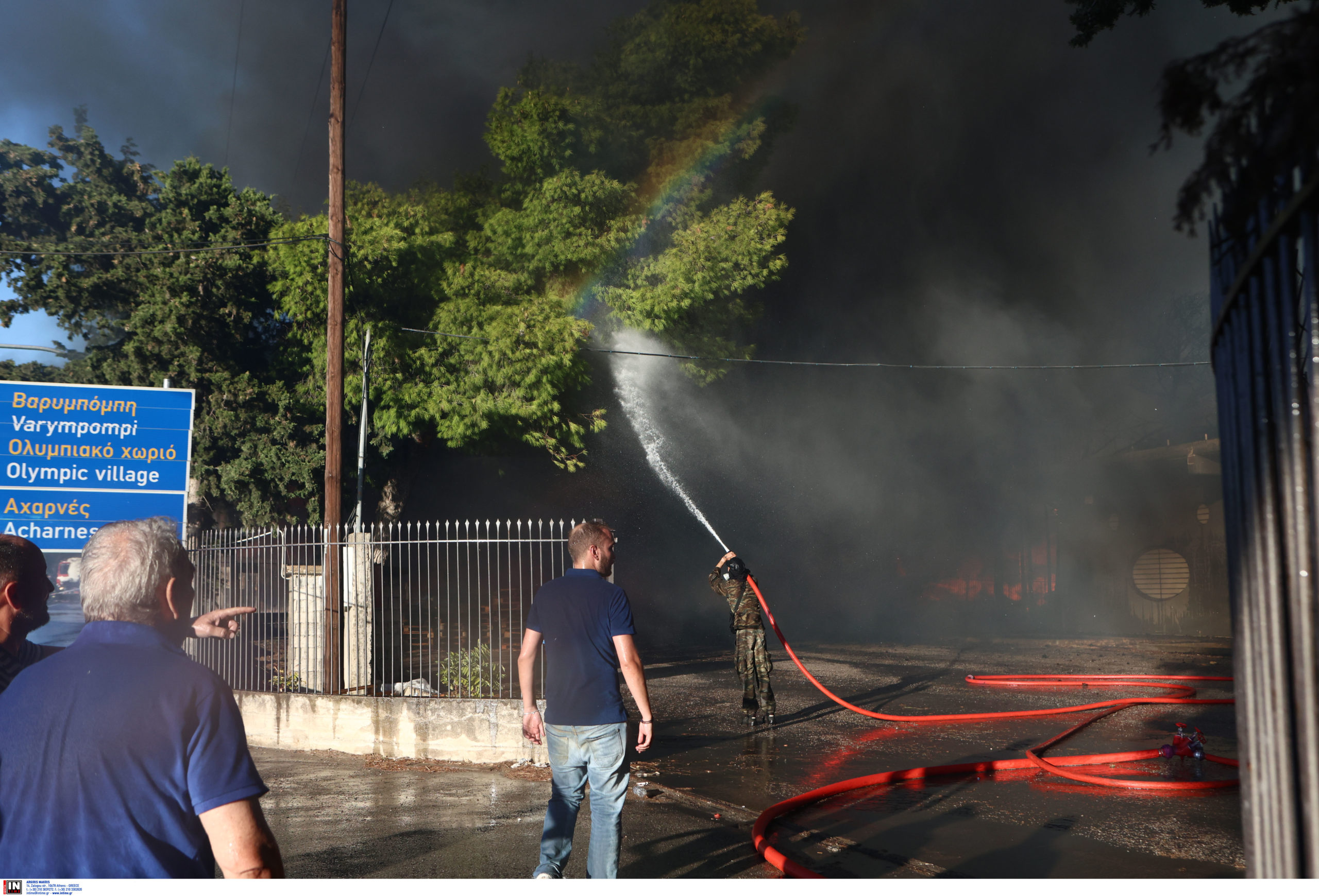 Φωτιά, Αχαρνές