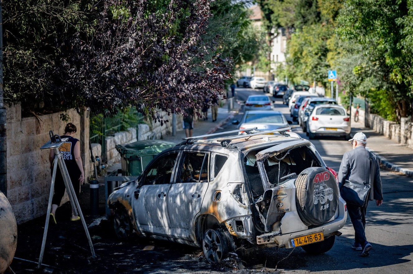 Ισραήλ διαδηλώσεις πυρπολημένα αυτοκίνητα