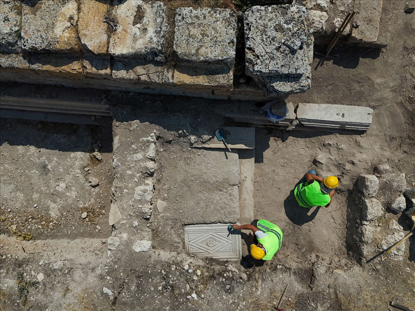 Ο ναός που ανακαλύφθηκε πρόσφατα στην Βλαύνδο: Mehmet Çalık/AA