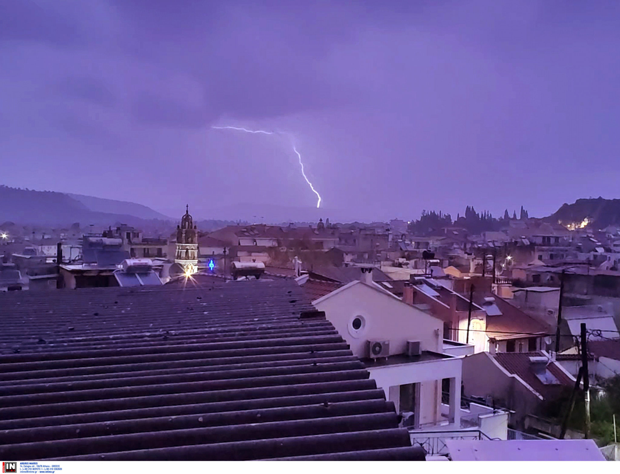 καιρός κακοκαιρία βροχή καταιγίδα καταιγίδες