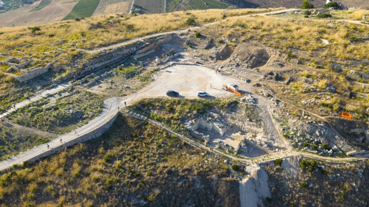 Γενική λήψη των ανασκαφών στη Σεγέστα. Φωτογραφία: Αρχαιολογικό Πάρκο της Σεγέστας