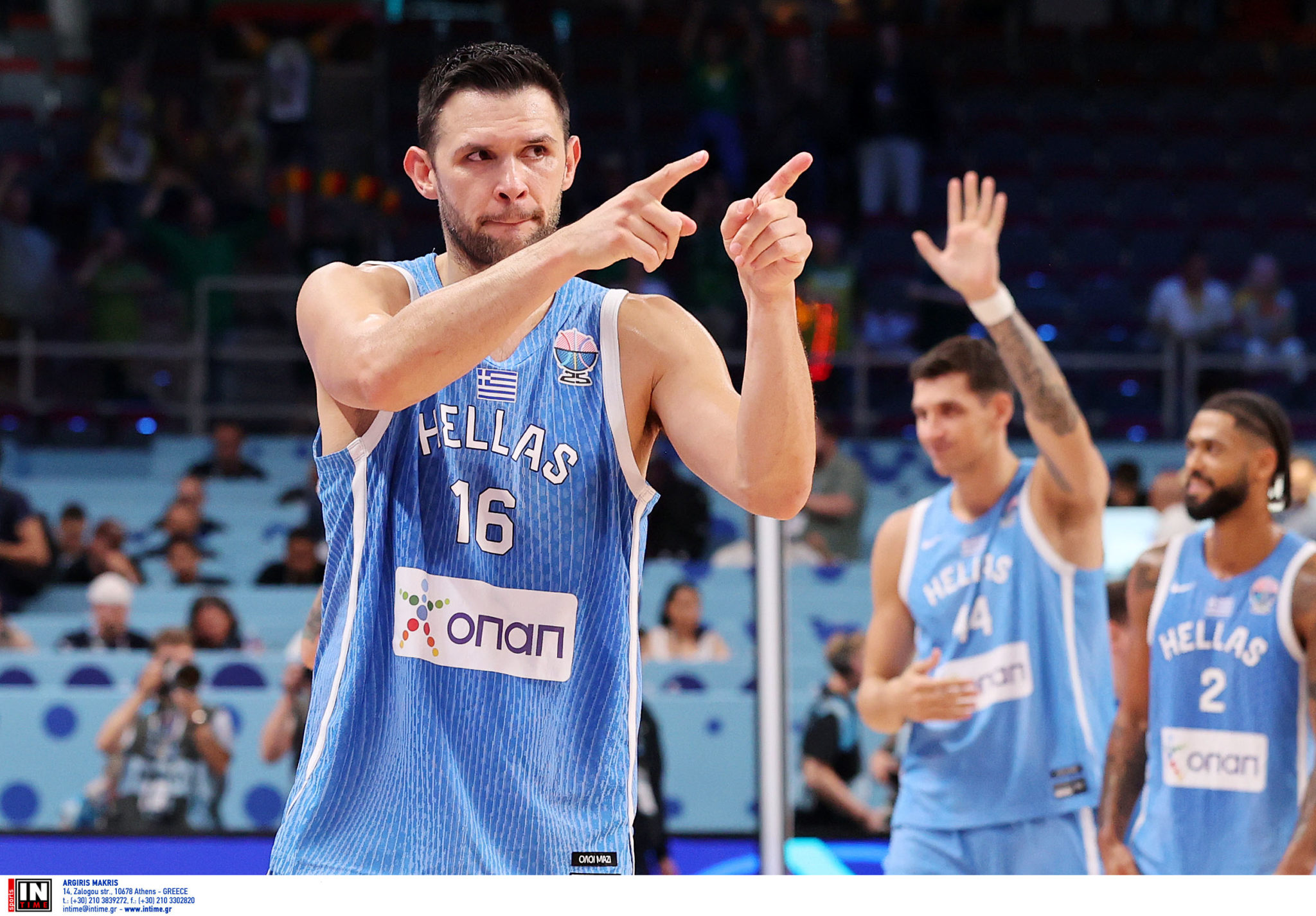 Κώστας Παπανικολάου Εθνική Ομάδα Μπάσκετ