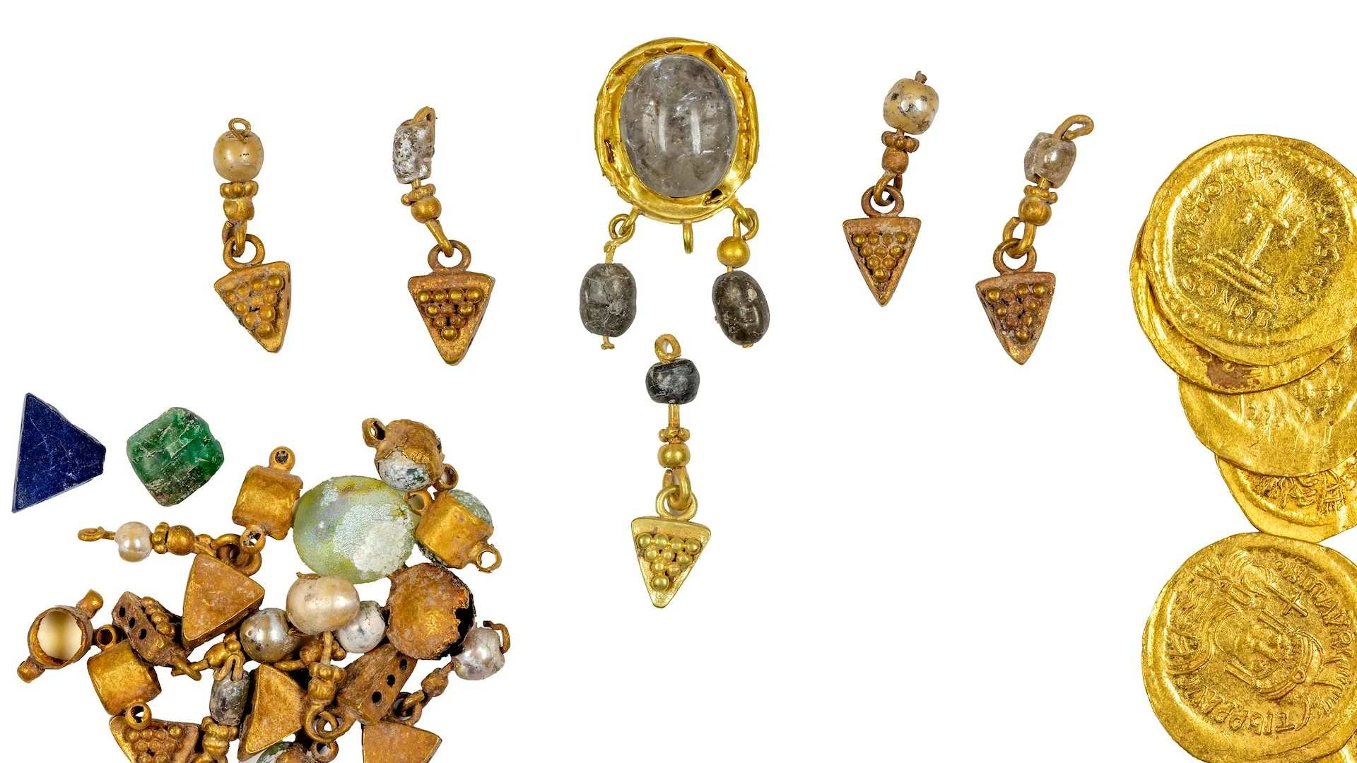 Μερικά από τα κοσμήματα της συλλογής. Φωτογραφία: Michael Eisenberg