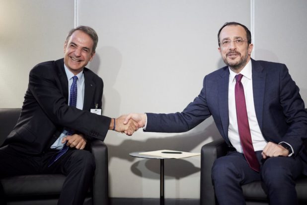 Κυριάκος Μητσοτάκης Νίκος Χριστοδουλίδης