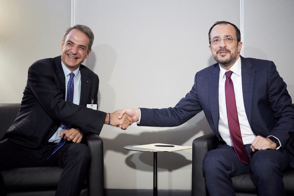 Κυριάκος Μητσοτάκης Νίκος Χριστοδουλίδης