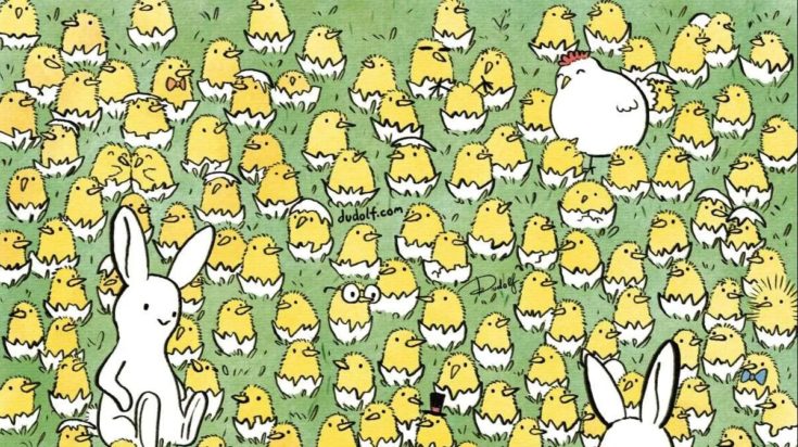 Οπτική ψευδαίσθηση: Μόνο οι πιο έξυπνοι άνθρωποι θα βρουν 3 αυγά σε 5 δευτερόλεπτα