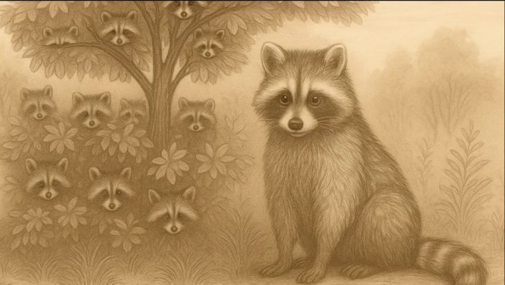 Οπτική ψευδαίσθηση: Μόνο αν έχεις παρατηρητικότητα ντετέκτιβ θα βρεις τα 12 ρακούν σε 10 δευτερόλεπτα