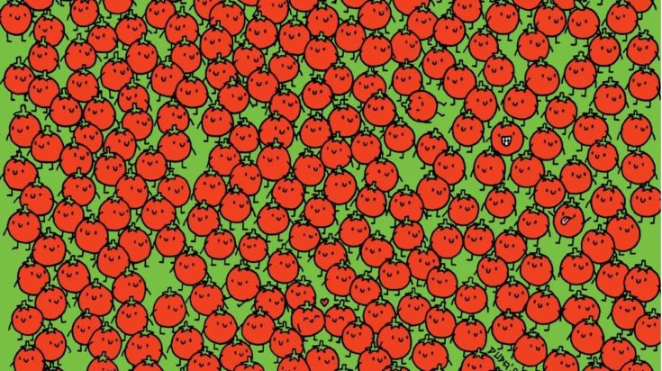 Οπτική ψευδαίσθηση: Μόνο αν έχεις παρατηρητικότητα ντετέκτιβ θα βρεις τα 3 μήλα σε 7 δευτερόλεπτα