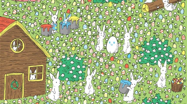 Οπτική ψευδαίσθηση: Μόνο αν έχεις αετίσια ματιά θα βρεις το λευκό αυγό σε 8 δευτερόλεπτα