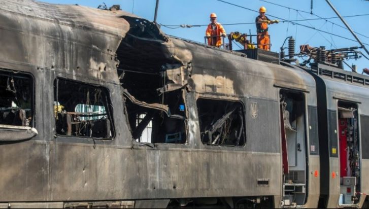 Ουκρανία επίθεση τρένο