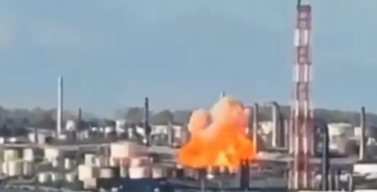 Ουκρανική επίθεση με drones σε ρωσικό διυλιστήριο πετρελαίου