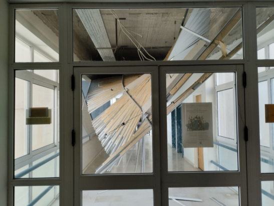 Κατέρρευσε οροφή στο Παιδαγωγικό του Πανεπιστημίου Ιωαννίνων