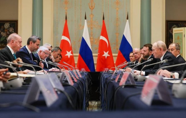 Ρετζέπ Ταγίπ Ερντογάν Βλαντίμιρ Πούτιν