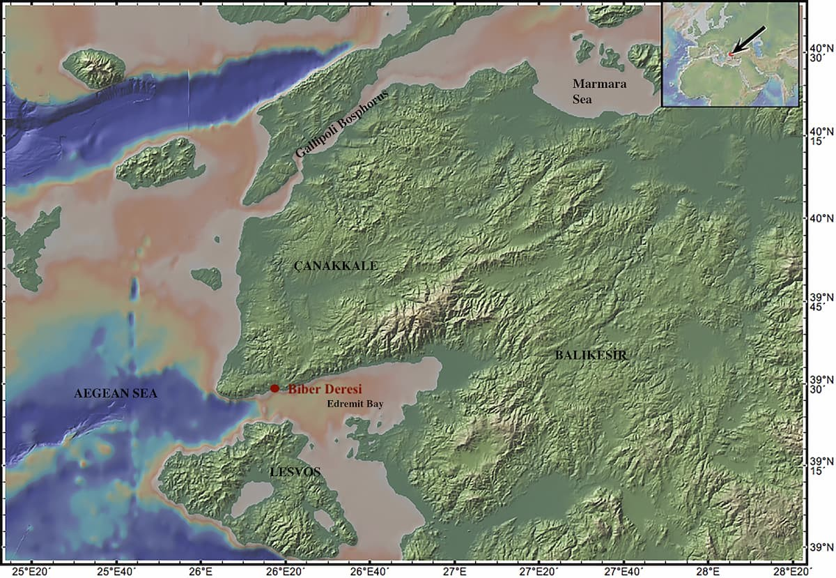 Τοποθεσία του Biber Deresi. Φωτογραφία: G. Karahan, N. Arslan (2025)