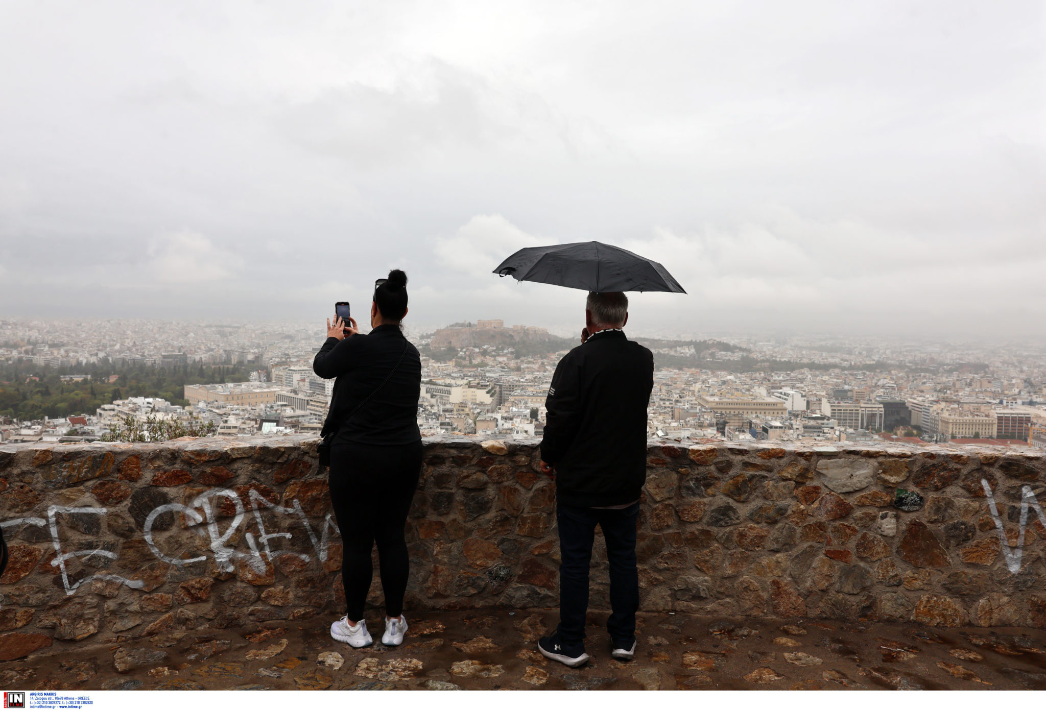 Κακοκαιρία Αθήνα βροχή καταιγίδες