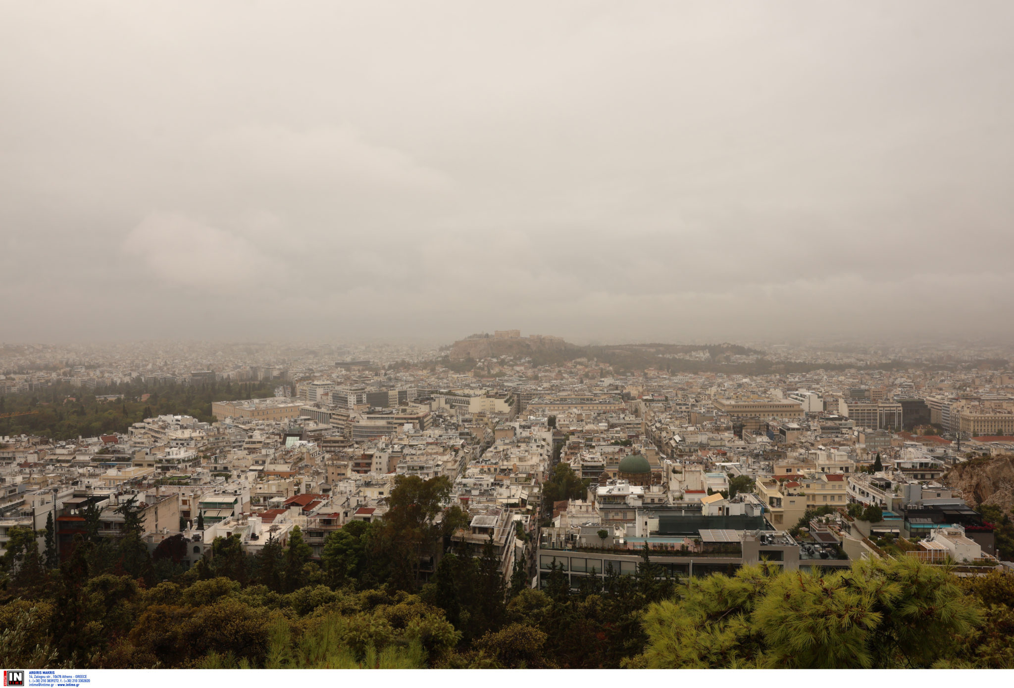 Κακοκαιρία Αθήνα βροχή καταιγίδες