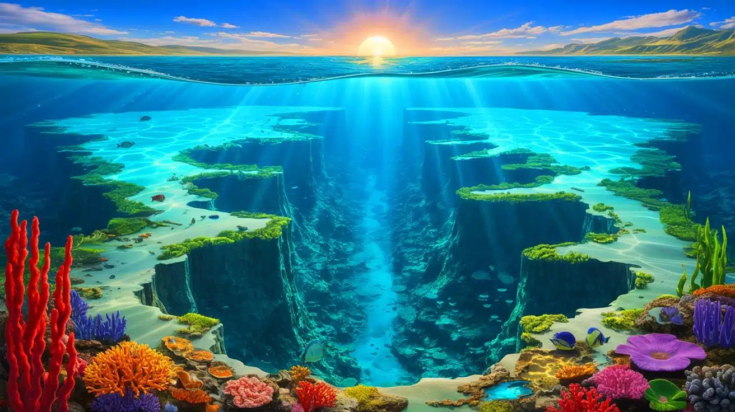 Καλλιτεχνική απεικόνιση της βυθισμένης ηπείρου. Φωτογραφία: www.sustainability-times.com