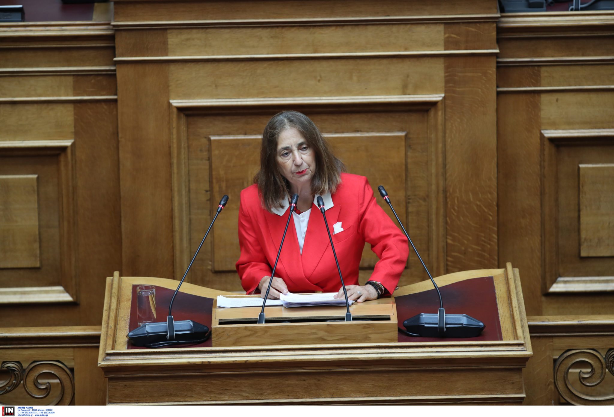 Μαρία Αθανασίου, Εισηγήτρια Ελληνικής Λύσης