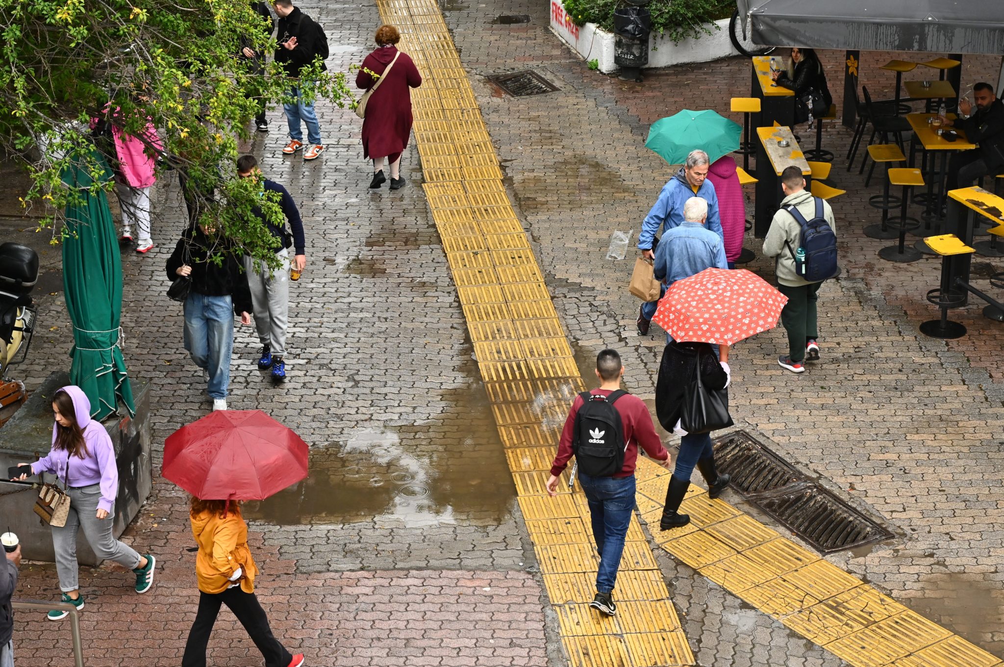 βροχή καιρός κακοκαιρία αθήνα