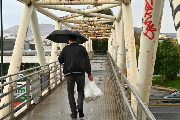 βροχή καιρός κακοκαιρία αθήνα