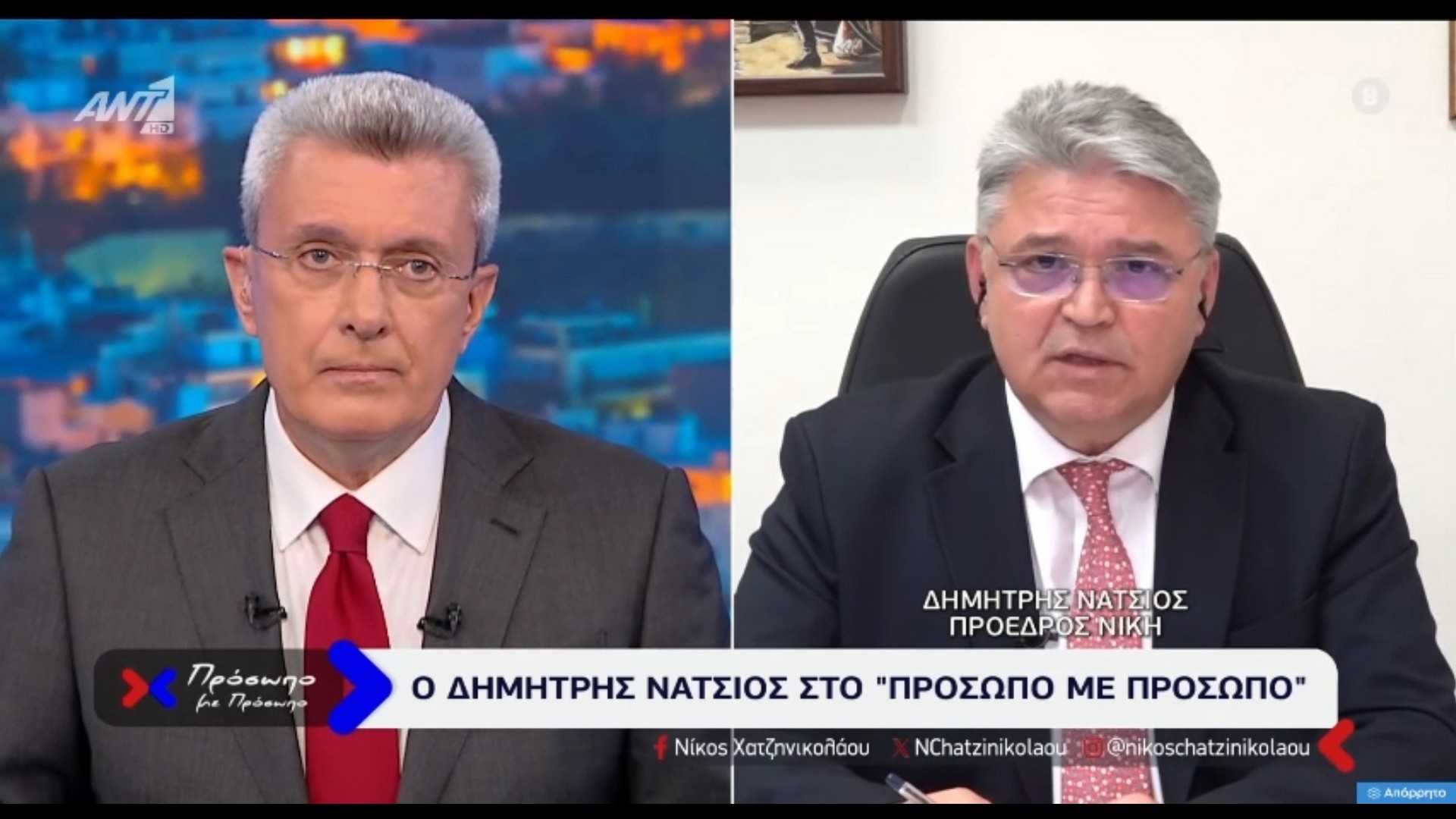 Δημήτρης Νατσιός: «Δεν είμαι πολιτικός του καναπέ – Η Νίκη θα πάει καλύτερα σε ποσοστά»