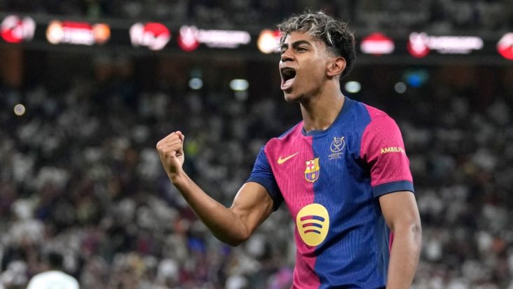 Λαμίν Γιαμάλ με Μπαρτσελόνα