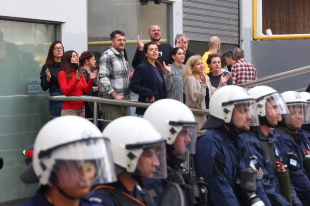 εκπαιδευτικοί διαμαρτυρία