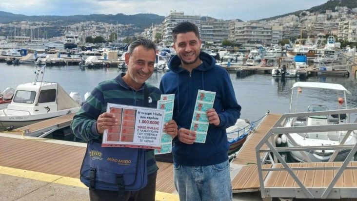 Νίκος Ηλιάδης, λαχειοπώλης στην Καβάλα