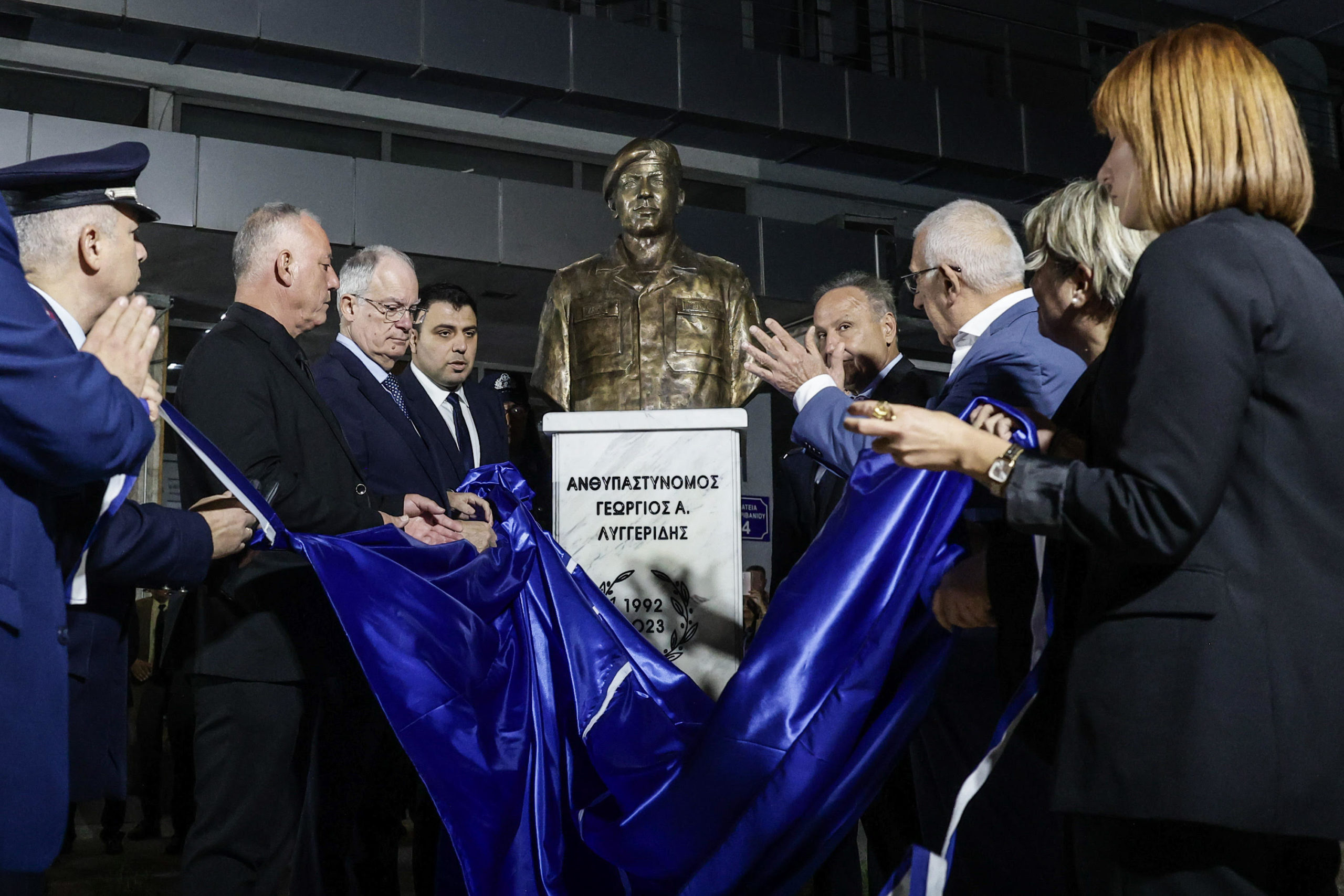 Γιώργος Λυγγερίδης, προτομή