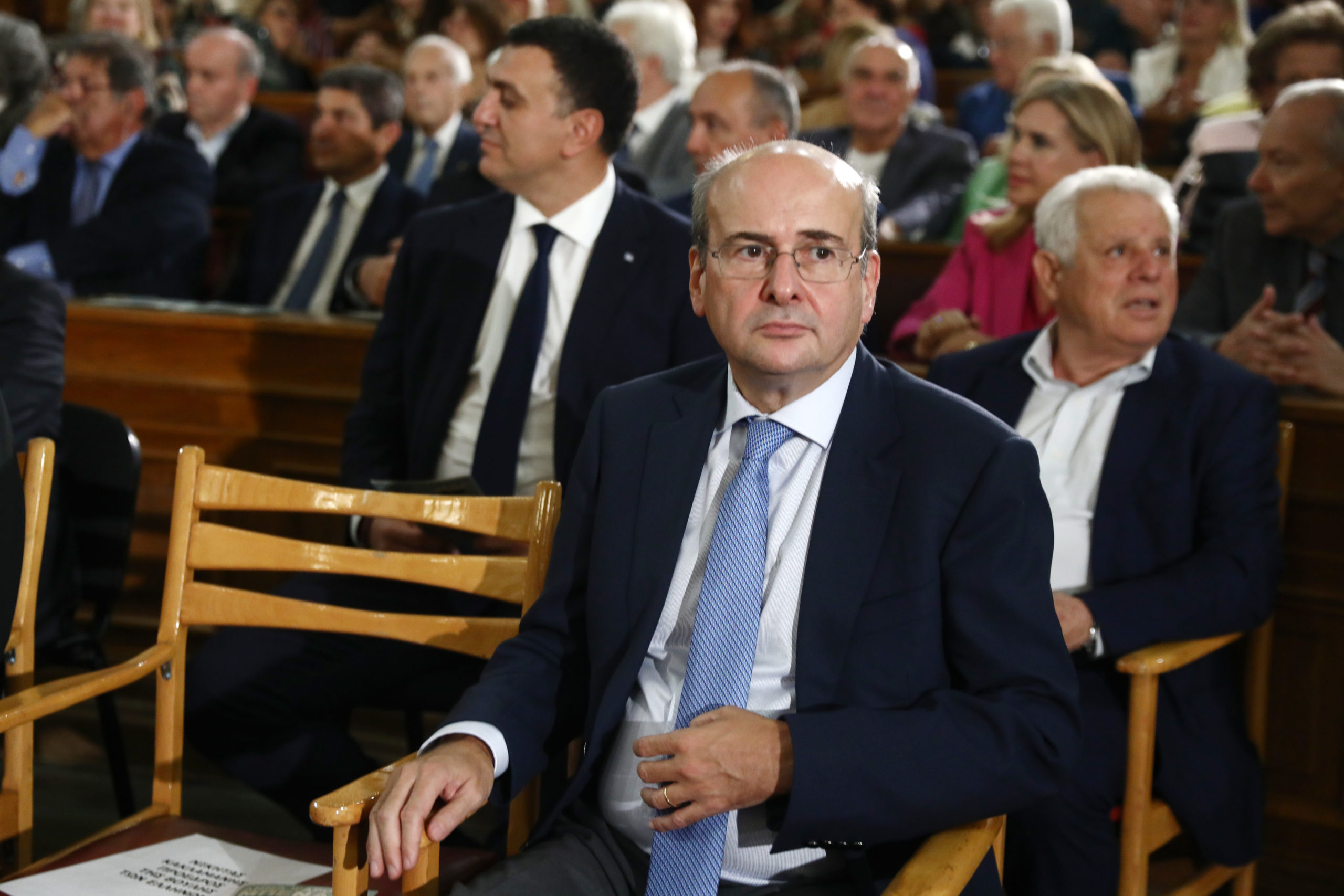 Κωστής Χατζηδάκης, εκδήλωση προς τιμήν της πρώην Προέδρου της Βουλής Άννας Ψαρούδα Μπενάκη.
