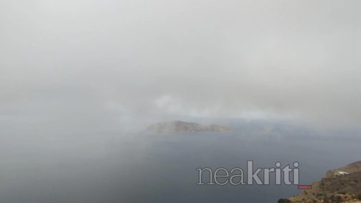 Κρήτη, Λασίθι, ομίχλη, σύννεφα