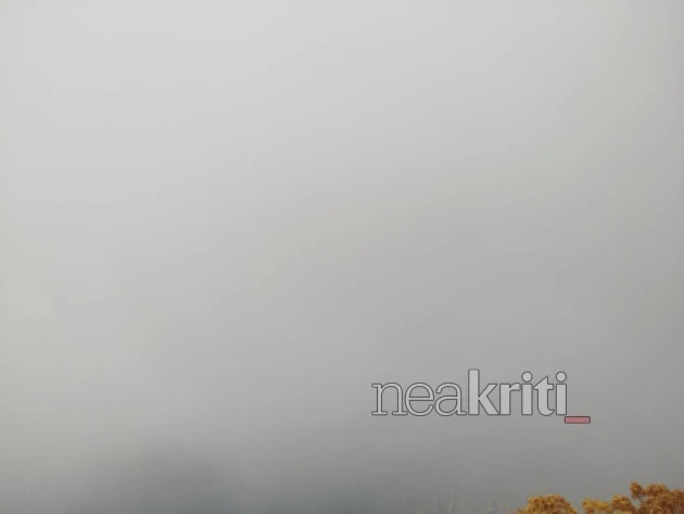 Κρήτη, Λασίθι, ομίχλη, σύννεφα