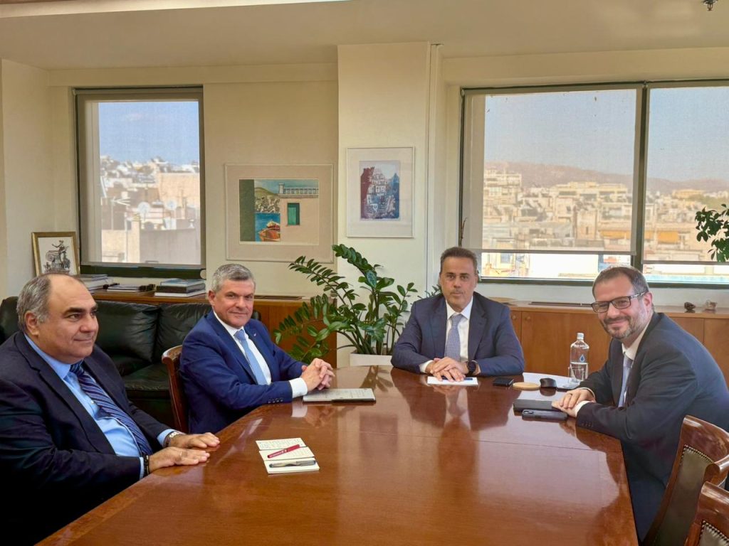 συνάντηση του Υπουργού Περιβάλλοντος και Ενέργειας, κ. Σταύρου Παπασταύρου με τον Κύπριο ομόλογό του, κ. Γιώργο Παπαναστασίου
