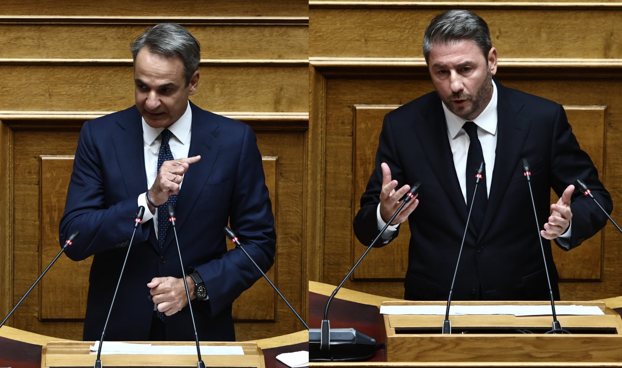 Κυριάκος Μητσοτάκης, Νίκος Ανδρουλάκης