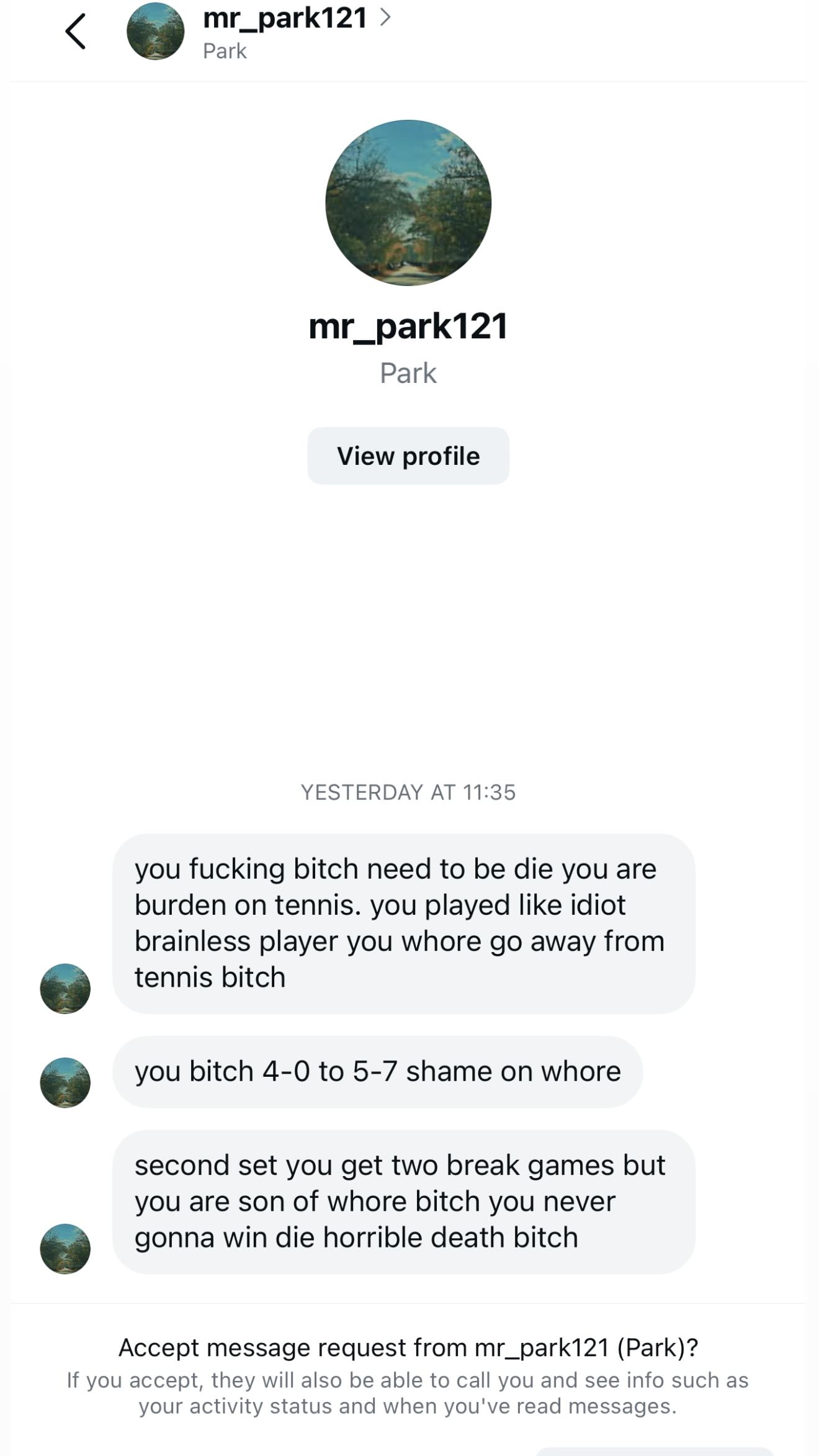 Μαρία Σάκαρη, Instagram Story, Απειλητικά μηνύματα