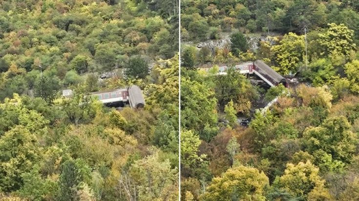 Σλοβακία, σύγκρουση τρένων