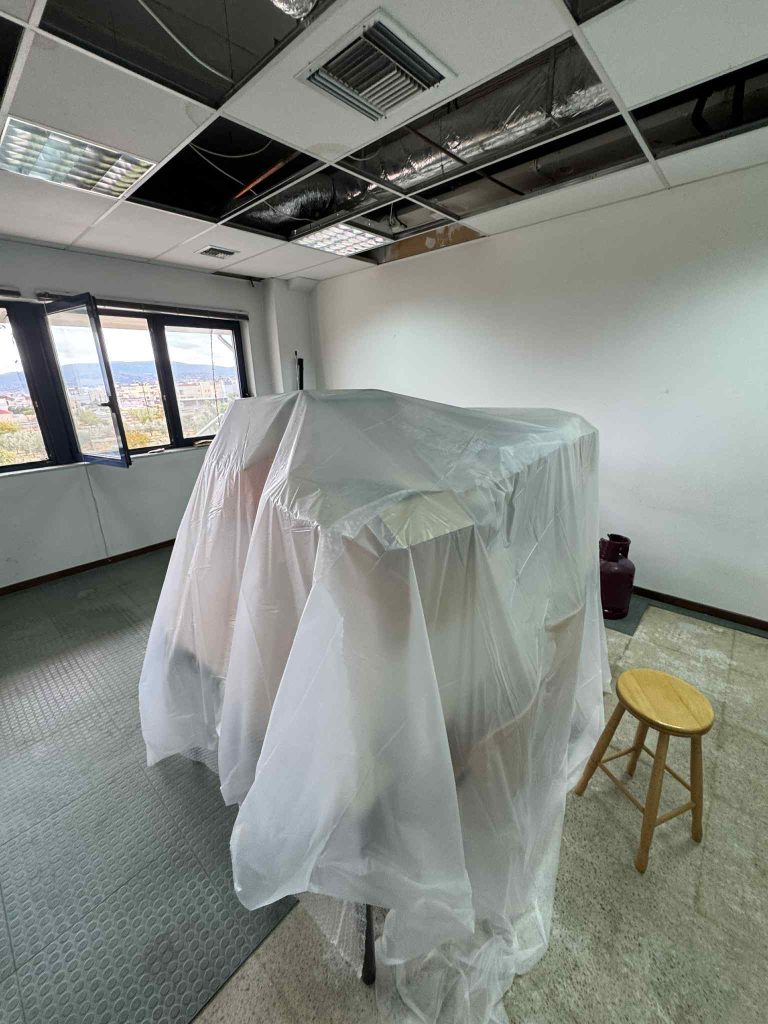 Πλημμύρισε η Γεωπονική Σχολή στον Βόλο