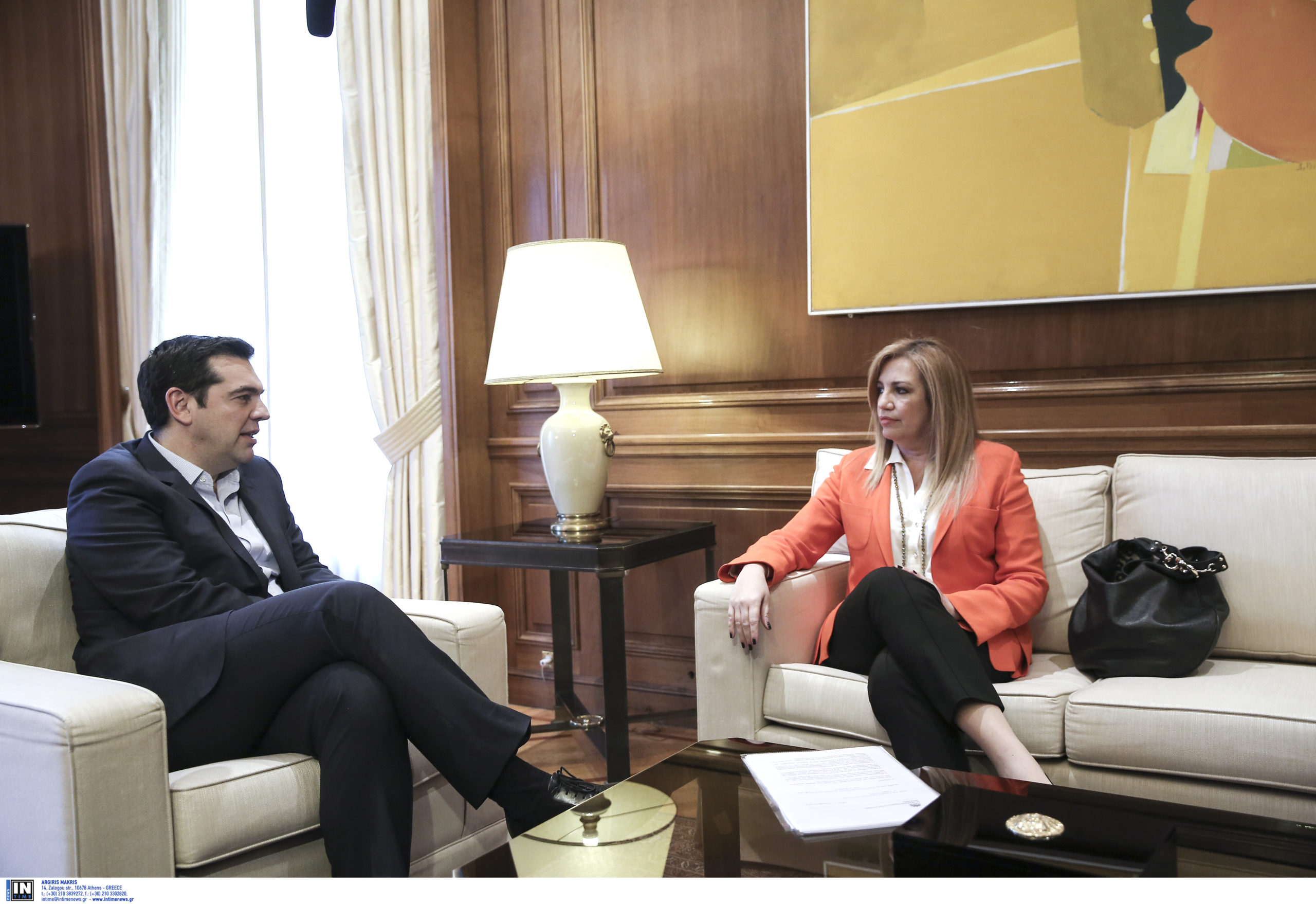 Αλέξης Τσίπρας, Φώφη Γεννηματά