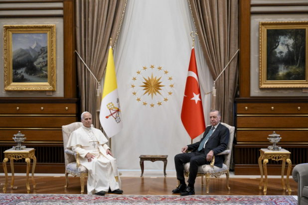 Ρετζέπ Ταγίπ Ερντογάν, Πάπα Λέων