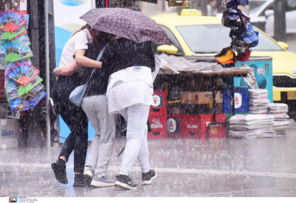 βροχή καιρός κακοκαιρία Αθήνα