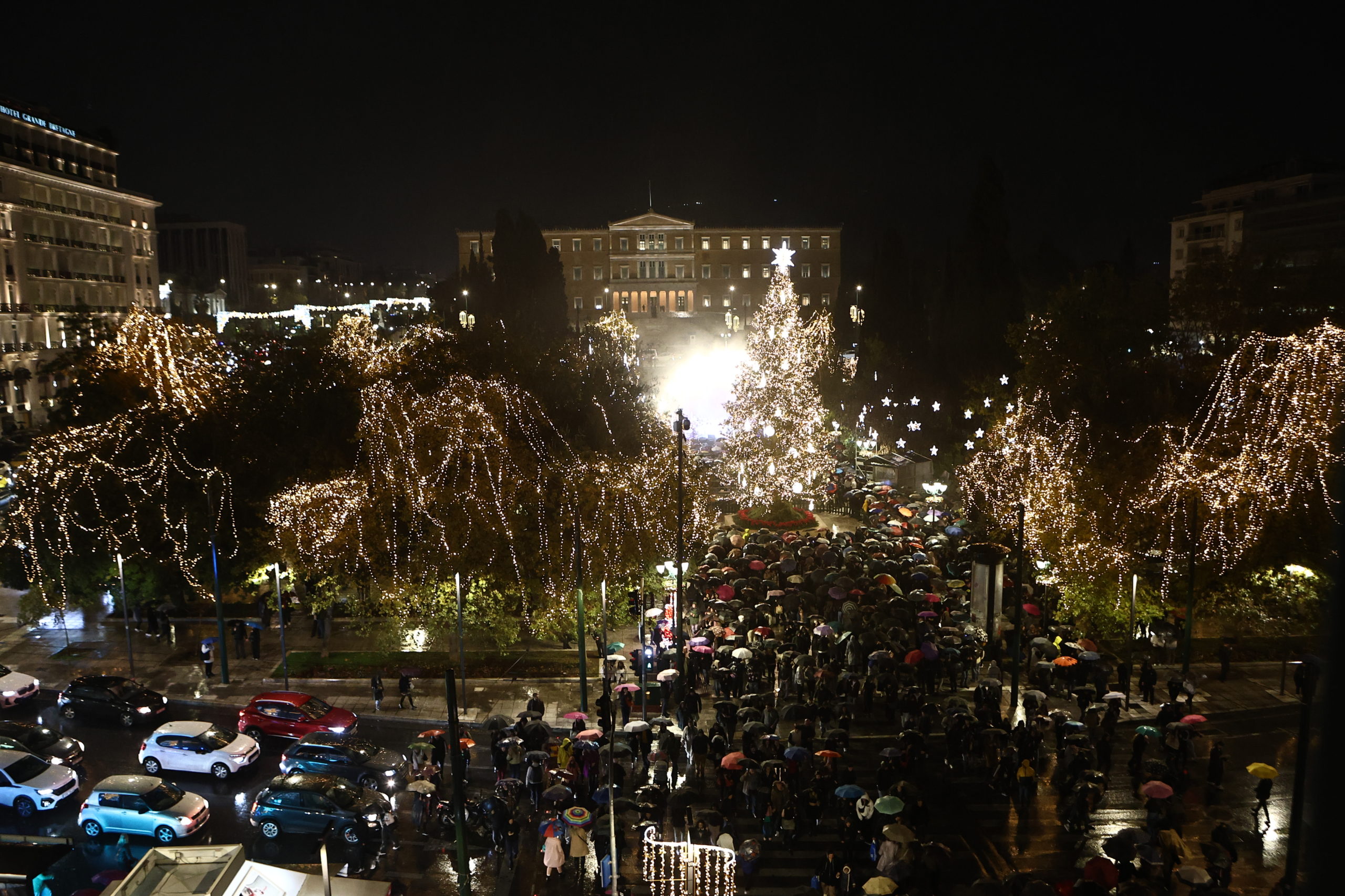 Σύνταγμα, Χριστουγεννιάτικο Δέντρο, Αθήνα,
