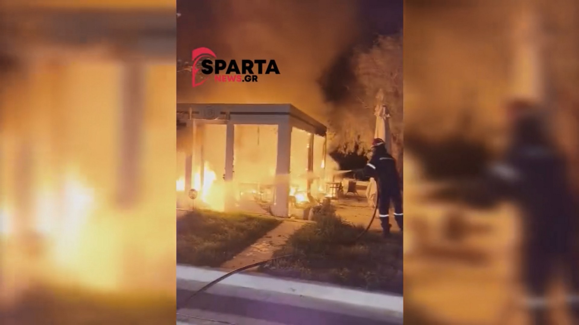 Λακωνία: Έκρηξη από σόμπα υγραερίου σε καφετέρια στην Νεάπολη – Άμεση η επέμβαση της πυροσβεστικής