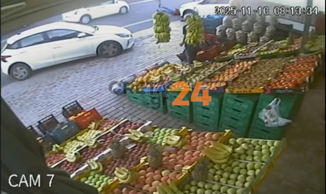 παράσυρση πεζής τροχαίο Ηράκλειο