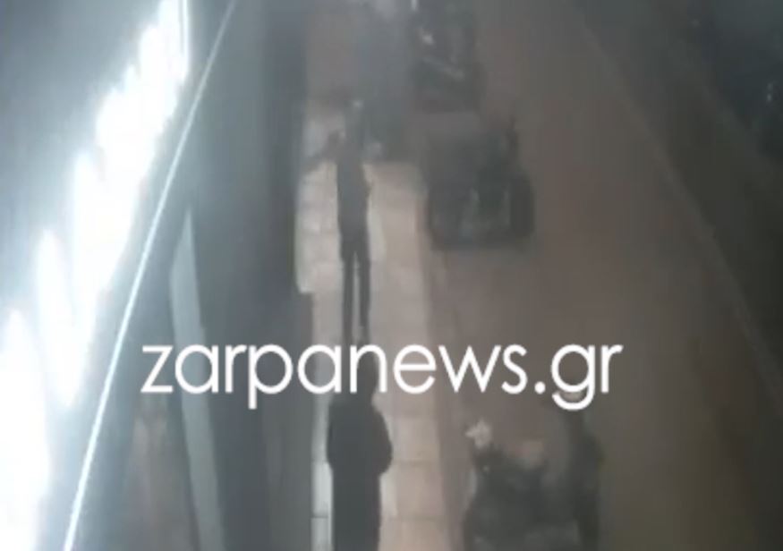 Xανιά: Καρέ καρέ η απόπειρα διάρρηξης σε επιχείρηση – Δείτε το βίντεο