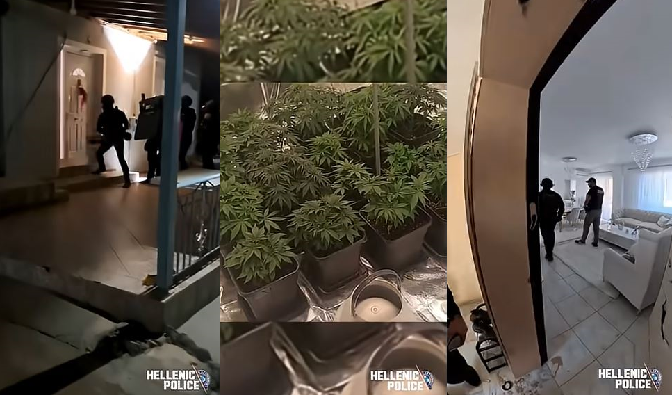 Νέο βίντεο από την έφοδο των αστυνομικών σε σπίτια της σπείρας που έβγαλε εκατομμύρια από απάτες