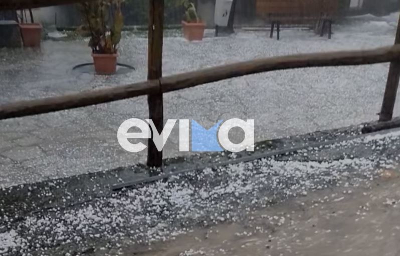 Κακοκαιρία Adel: Ισχυρές βροχές και καταιγίδες «χτυπούν» την βόρεια Εύβοια – Έντονη χαλαζόπτωση στο χωριό Γαλατσάδες – ΒΙΝΤΕΟ