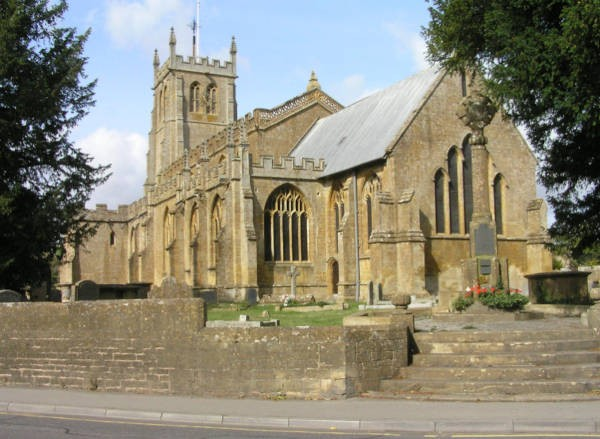 Ο ενοριακός ναός των Αγίων Πάντων, στο Σόμερσετ.