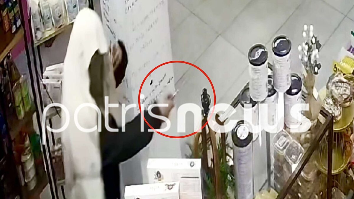 Ηλεία: Ο αδέξιος… ληστής με το κατσαβίδι – Μπούκαρε σε κατάστημα με καλυμμένο το κεφάλι του με μία πετσέτα – Δείτε βίντεο