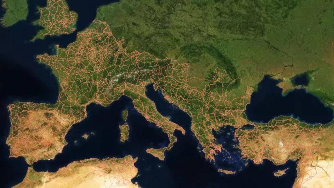 Εντυπωσιακός χάρτης για το οδικό δίκτυο της Ρωμαϊκής Αυτοκρατορίας: Ήταν μεγαλύτερο από ό,τι είχαν υπολογίσει – Δείτε βίντεο