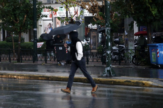 καιρός βροχή κακοκαιρία Αθήνα